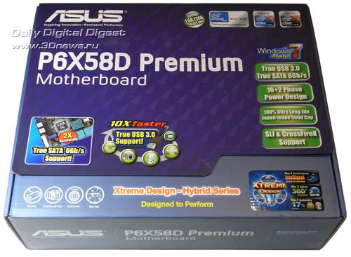 ASUS P6X58D Premium упаковка