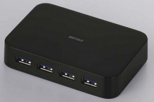 USB 3.0 хаб Buffalo BSH4A03U3 чёрный