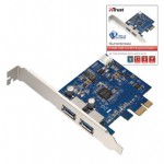 Контроллер Trust SuperSpeed 2 Port USB 3.0 PCI Express Card