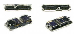 Розетка SuperSpeed USB Micro-B в разборе