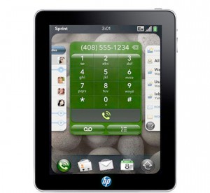 Планшет HP PalmPad на базе WebOS