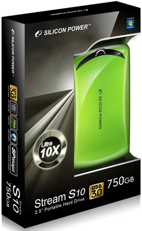 Портативный USB 3.0 HDD Silicon Power Stream 10