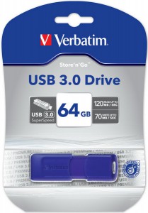 USB 3.0 флешка Verbatim Store 'n' Go USB 3.0 на 64GB