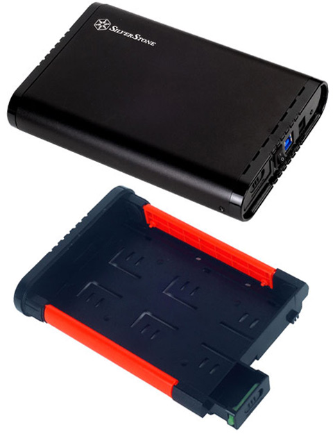 HDD/SSD-бокс SilverStone Treasure TS07 с USB 3.0